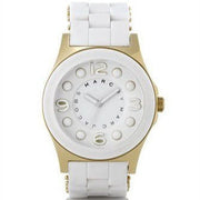 Marc Jacobs Pelly White Dial White SIlicone Strap Watch for Women - MBM2525