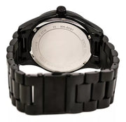 Michael Kors Layton Pave Black Dial Black Steel Strap Watch for Women - MK6091