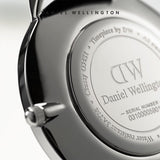 Daniel Wellington Classy St Mawes White Dial Brown Leather Strap Watch For Women - DW00100067