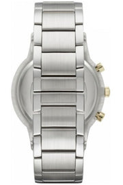 Emporio Armani Quartz Grey Dial Silver Steel Strap Watch For Men - AR11047