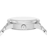 Emporio Armani Meccanico Automatic Blue Dial Silver Steel Strap Watch For Men - AR60052