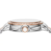 Emporio Armani Mia Three Hand Moonphase Mother of Pearl Dial Two Tone Steel Strap Watch For Women - AR11567