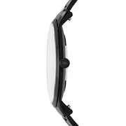 Fossil The Minimalist Black Dial Black Steel Strap Watch for Men - FS5308