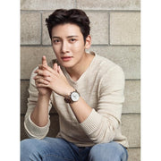 Fossil The Commuter White Dial Brown Leather Strap Watch for Men - FS5402