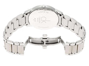 Calvin Klein City Chronograph Silver Dial Silver Steel Strap Watch for Men - K2G2G14X