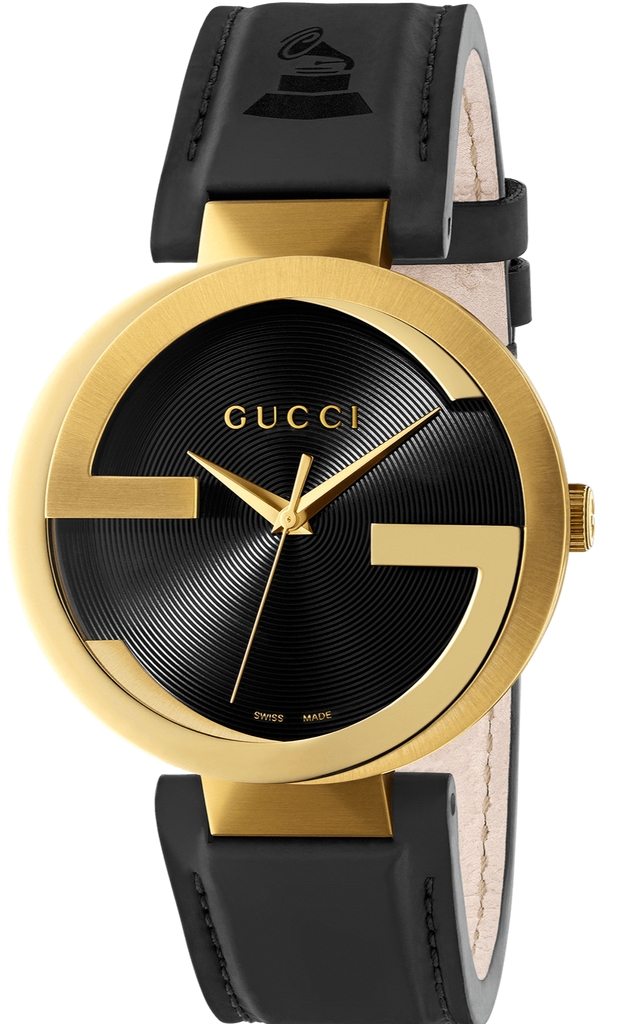 Gucci Interlocking Special Edition Grammy Black Dial Black Leather Gucci Interlocking Special Edition Grammy Black Dial Black Leather