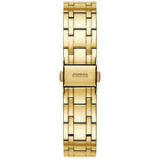 Guess Cosmo Diamonds Gold Dial Gold Steel Strap Watch For Women - GW0033L2