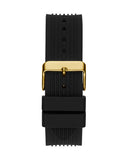 Guess Poseidon Chronograph Black Dial Black Rubber Strap Watch for Men - GW0057G1