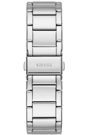 Guess Raven Diamonds Silver Dial Silver Steel Strap Watch for Women - GW0104L1