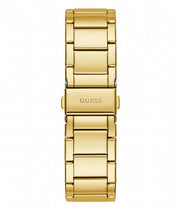 Guess Raven Diamonds Gold Dial Gold Steel Strap Watch for Women - GW0104L2