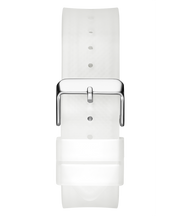 Guess Phoenix Multi Function Silver Dial White Rubber Strap Watch for Men - GW0203G1