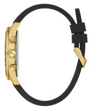 Guess Sport Multifunctional Black Dial Black Rubber Strap Watch for Men - GW0332G2