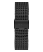 Guess Diamonds Black Dial Black Mesh Strap Watch for Men - W0298G1