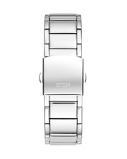 Guess Phoenix Black Dial Silver Steel Strap Watch for Men - GW0387G1