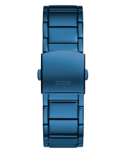 Guess Phoenix Blue Dial Blue Steel Strap Watch for Men  - GW0387G4