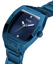 Guess Phoenix Blue Dial Blue Steel Strap Watch for Men  - GW0387G4