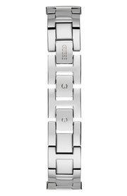 Guess Gala Diamonds Silver Dial Silver Steel Strap Watch for Women - GW0401L1