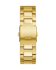 Guess Track Grey Dial Gold Steel Strap Watch for Men - GW0426G2