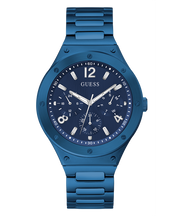 Guess Scope Multifunction Blue Dial Blue Steel Strap Watch for Men - GW0454G4