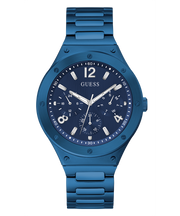 Guess Scope Multifunction Blue Dial Blue Steel Strap Watch for Men - GW0454G4