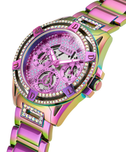 Guess Queen Multicolor Dial Multicolor Steel Strap Watch For Women - GW0464L4