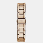 Guess Cosmic Chronograph Rose Gold Dial Rose Gold Steel Strap Watch for Women - GW0465L2