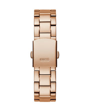Guess Confetti Multifunction Multicolor Dial Rose Gold Steel Strap Watch For Women - GW0483L3