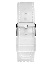Guess Phoenix Quartz Green Dial Transparent Silicone Strap Watch For Men - GW0499G8