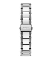 Guess Lily Quartz Silver Dial Silver Steel Strap Watch For Women - GW0528L1