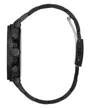 Guess Edge Chronograph Black Dial Black Steel Strap Watch For Men - GW0539G3