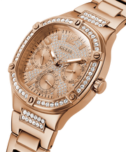 Guess Duchees Quartz Rose Gold Dial Rose Gold Steel Strap Watch For Women - GW0558L3