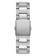 Guess Headliner Multifunction Blue Dial Silver Steel Strap Watch For Men - GW0572G1