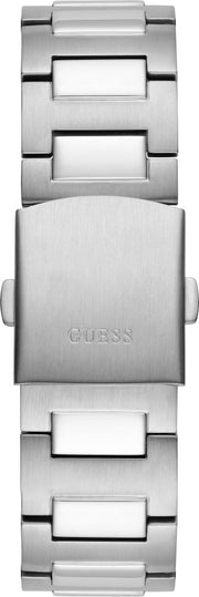 Guess Headliner Multifunction Blue Dial Silver Steel Strap Watch For Men - GW0572G1