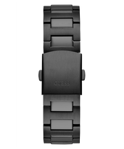 Guess Duke Glitz Crystals Black Dial Black Steel Strap Watch For Men - GW0576G3
