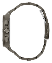 Guess Headliner Quartz Black Dial Grey Steel Strap Watch For Men - GW0572G5