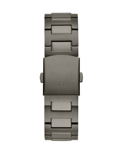 Guess Headliner Quartz Black Dial Grey Steel Strap Watch For Men - GW0572G5