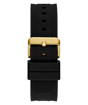Guess Empire Chronograph Quartz Black Dial Black Silicon Strap Watch For Men - GW0583G2