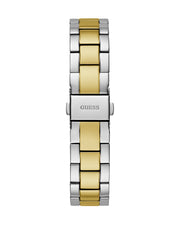 Guess Mist Analog Green Dial Two Tone Steel Strap Watch For Women - GW0723L1