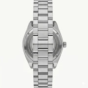 Emporio Armani Federico Black Dial Silver Steel Strap Watch for Men - AR80077