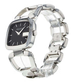 Gucci G Gucci Black Dial Silver Steel Strap Watch For Women - YA125407