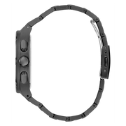 Guess Headliner Multifunction Black Dial Black Steel Strap Watch For Men - GW0572G3