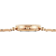 Fossil Carlie Rose Gold Dial Rose Gold Steel Strap Watch for Women - ES4301