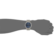 Hugo Boss Aeroliner Chronograph Blue Dial Silver Steel Strap Watch for Men - 1513183