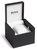 Hugo Boss Aeroliner Chronograph White Dial Silver Steel Strap Watch For Men - 1512445