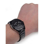 Hugo Boss Onyx Black Dial Black Steel Strap Watch for Men - 1513365