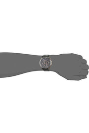 Hugo Boss Onyx Grey Dial Black Leather Strap Watch for Men - 1513366