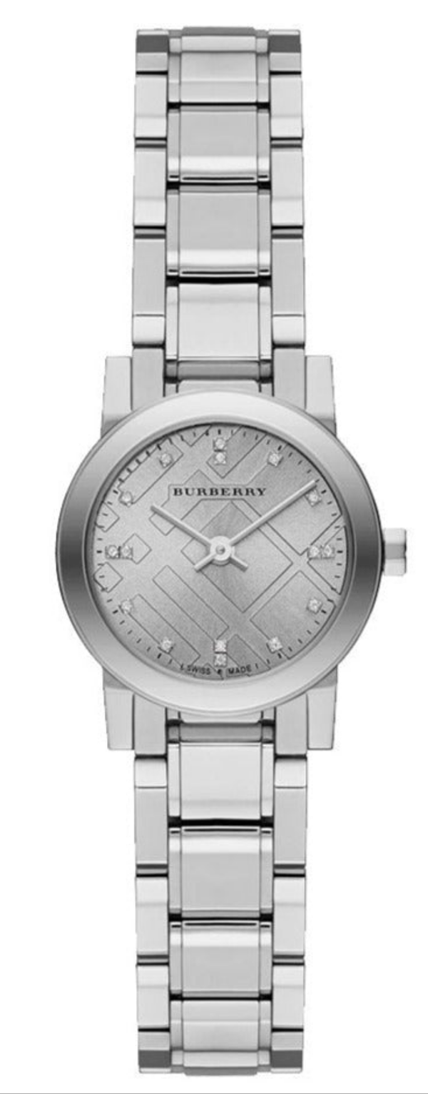 Burberry The City Silver Dial Silver  Steel Strap Watch for Women - BU9213