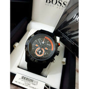 Hugo Boss Motorsport Special Edition Black Dial Black Rubber Strap Watch For Men - HB1512662