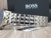 Hugo Boss Jet Chronograph Blue Dial Silver Steel Strap Watch for Men - 1513384