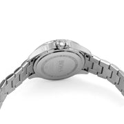 Hugo Boss Premiere Chronorgaph Rose Gold Dial Silver Steel Strap Watch for Women - 1502444